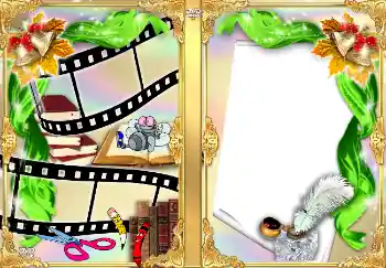 Фотоефект от категория DVD обложки № 4526. Надпис на рамката: Училищни години