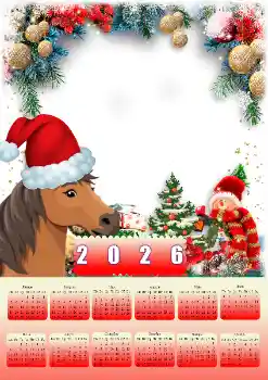 Фотоефект от категория Календари № 206218. Надпис на рамката: 2026