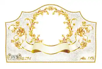 Фотоефект от категория Етикети № 130356. Надпис на рамката: Шампанско