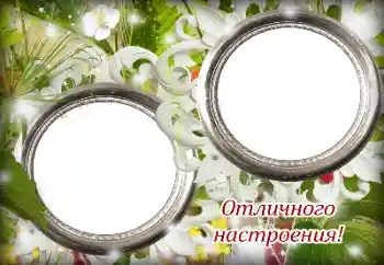 Фотоефект от категория Различни празници № 139887. Надпис на рамката: Страхотно настроение!