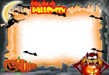 Фотоефект от категория Различни празници № 145070. Надпис на рамката: Happy Halloween