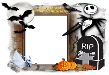 Фотоефект от категория Различни празници № 160653. Надпис на рамката: Happy Halloween