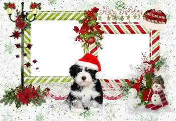 Фотоефект от категория Различни празници № 163336. Надпис на рамката: Happy Holidays